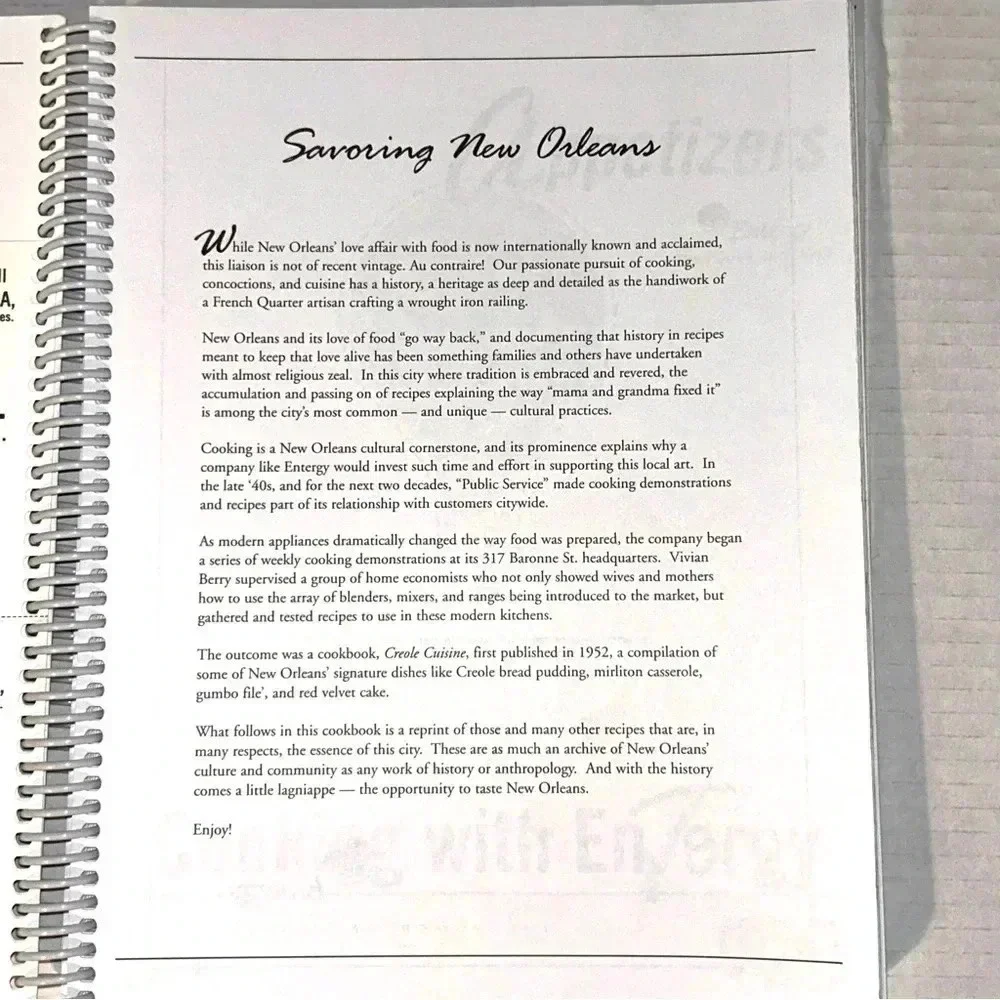 New Orleans From Woodstoves to Microwaves Cooking With Entergy (1997) Streetcar